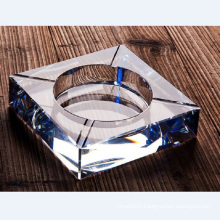 Fastion Square Glass Crystal Ashtray for Hotel Decoration